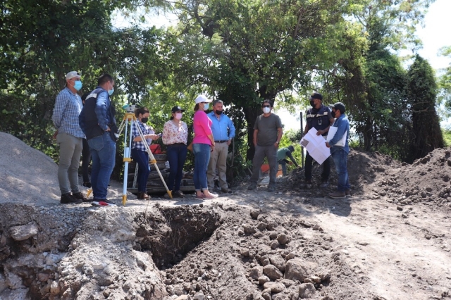 Avanzan obras hidráulicas en Jojutla y Coatetelco