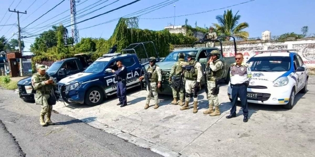 Las autoridades realizan operativos coordinados en el municipio.
