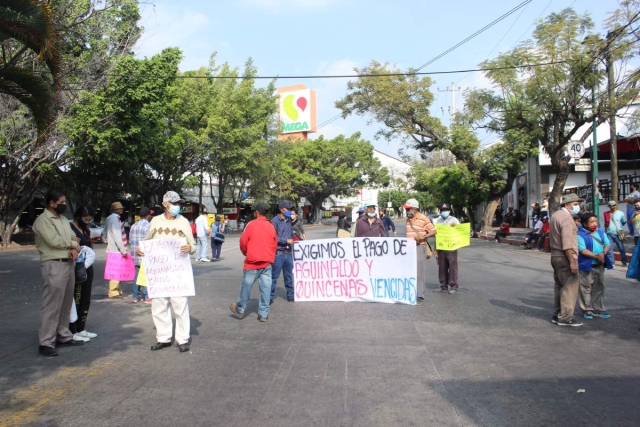 Imágenes de la protesta de ayer