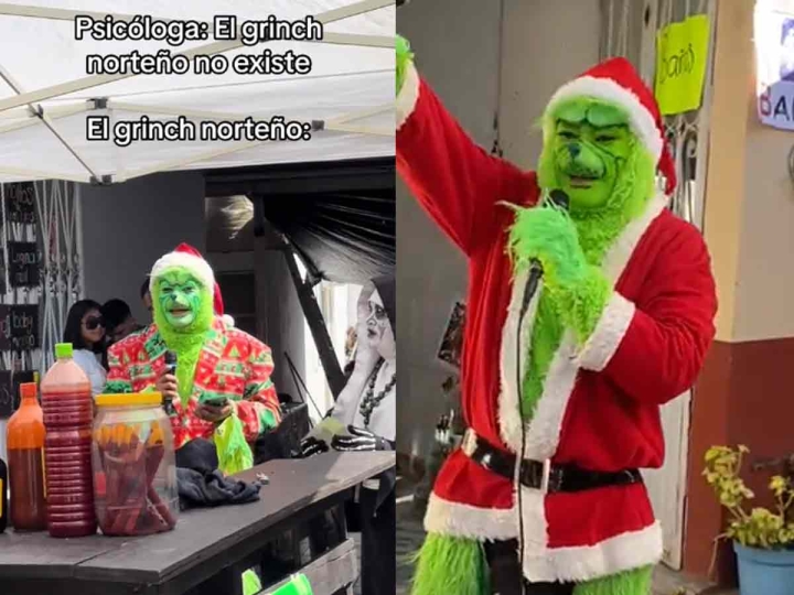 Tlalpujahua se ilumina: El Grinch cantante captura corazones de turistas