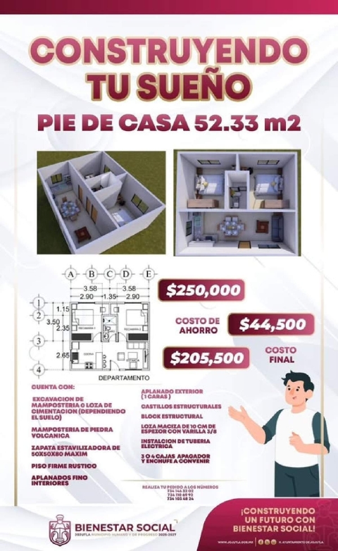 La direcci&oacute;n del bienestar asegur&oacute; que el pr&oacute;ximo a&ntilde;o se buscar&aacute; ampliar el prototipo de vivienda del programa &ldquo;construyendo tus sue&ntilde;os&rdquo;, para otro sector de la poblaci&oacute;n.