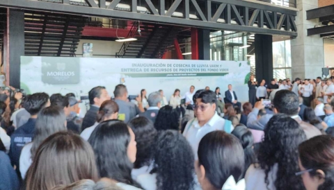 Inauguran autoridades sistema de &#039;Cosecha de lluvia&#039; en la UAEM