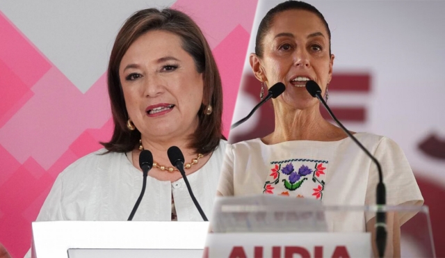 Sheinbaum y Gálvez se solidarizan con Maynez tras colapso en Nuevo León