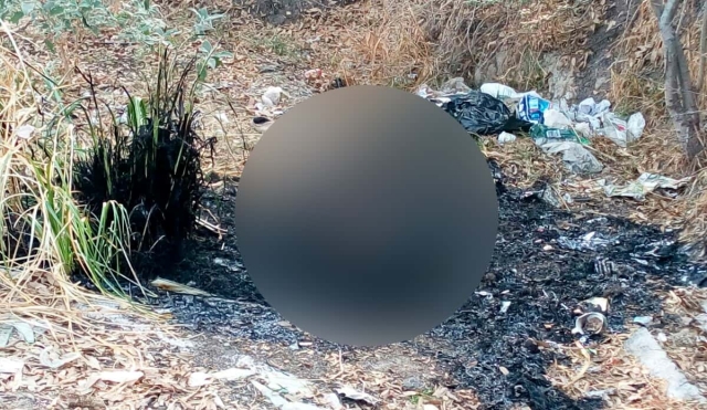 Hallan un cadáver calcinado en el municipio de Ocuituco