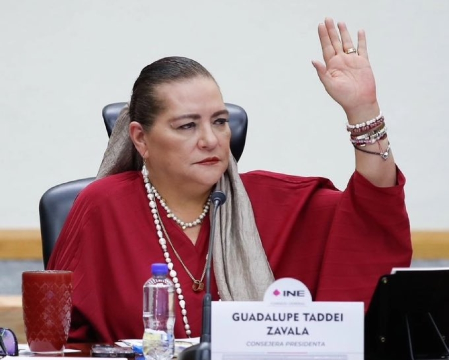 INE entregó bono electoral a Taddei y personal por carga laboral en elección judicial