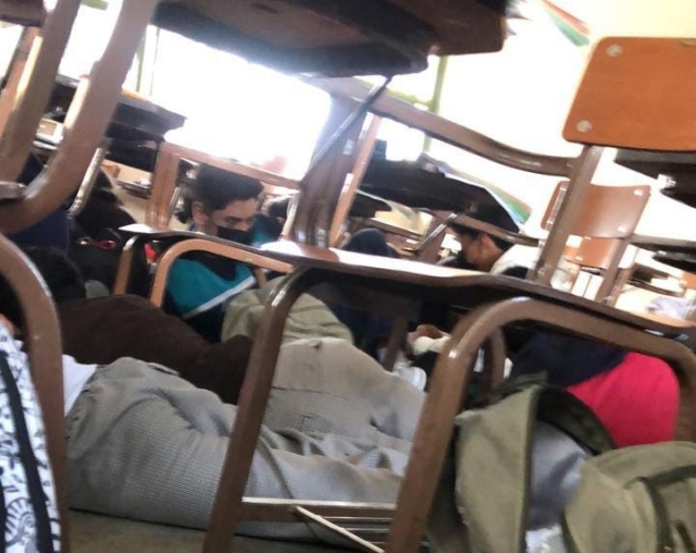 Balacera afuera de la secundaria técnica 18 de Ciudad Chapultepec