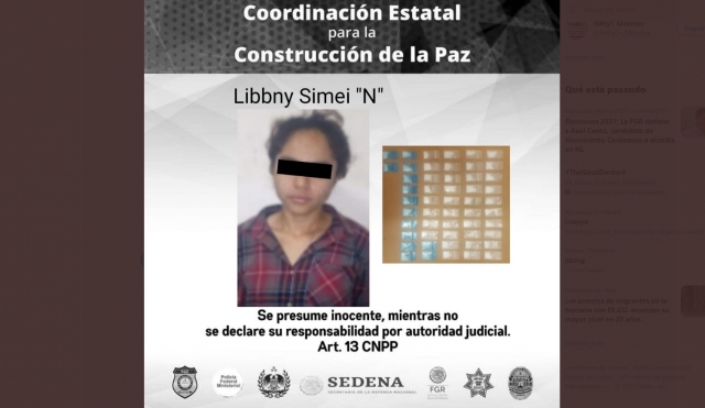 Arrestan a una joven en poder de 52 dosis de “cristal”