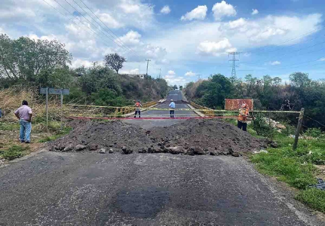 El tránsito vehicular estará cerrado de manera indefinida.