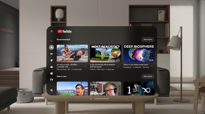 YouTube estrena aplicaci&oacute;n para Apple Vision Pro con experiencia inmersiva