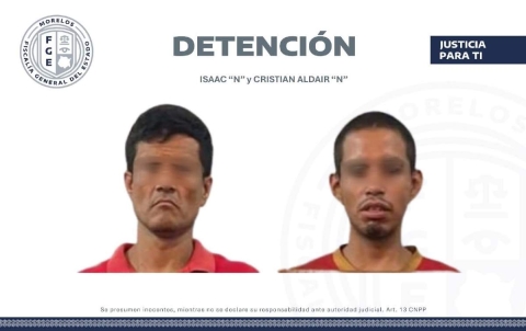 Los descubrieron en poder de “cristal”