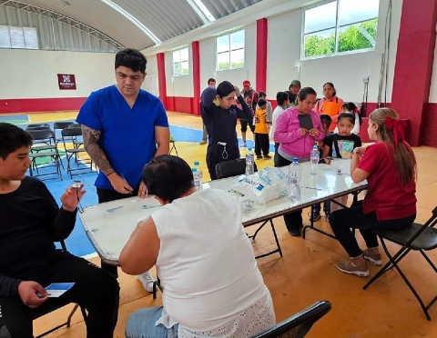 Realizan Jornada de Salud Integral en Ocuituco