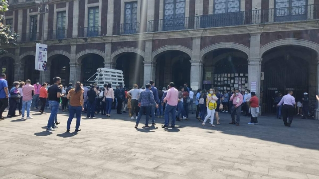 Hubo un desalojo ordenado de los edificios públicos.