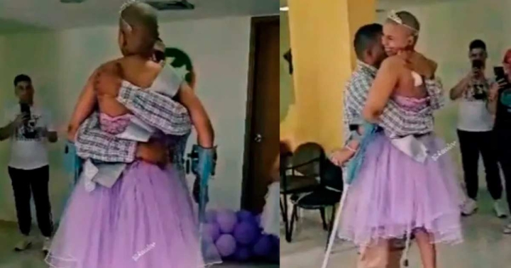 Vals con valentía: Quinceañera con cáncer conmueve las redes sociales