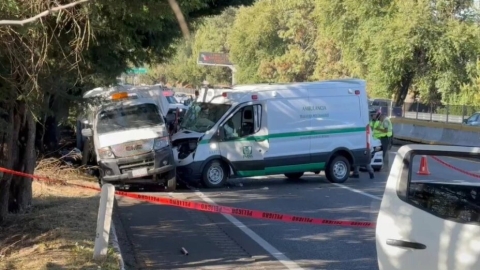 Accidente en la autopista Cuernavaca-México deja 4 fallecidos y varios heridos