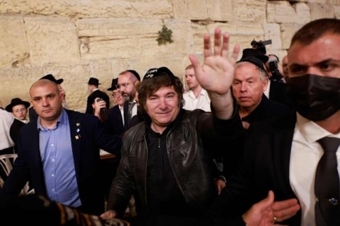 Milei llega a Israel y reitera su apoyo al gobierno de Netanyahu