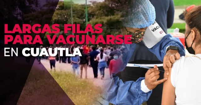 La participación de los jóvenes fue numerosa durante la primera jornada de vacunación en Cuautla.