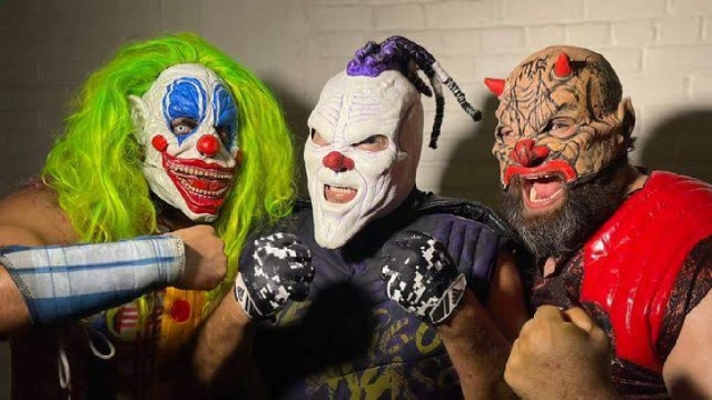 Murder Clown, David Clown y Panic Clown intentarán arrasar a la Puerquiza Extrema.