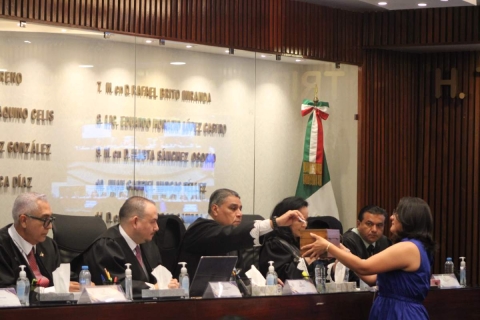 Con 20 votos a favor, los magistrados eligieron a los integrantes del Pleno propuestos para la presidencia del Tribunal Superior tras la entrada en vigor de la reforma judicial.   