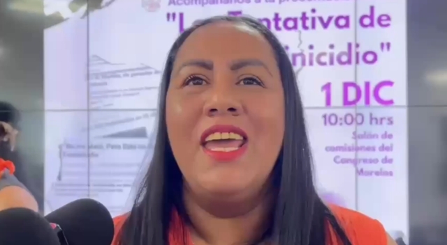 Anuncia diputada Jazmín Solano iniciativa Ley de Tentativa de Feminicidio