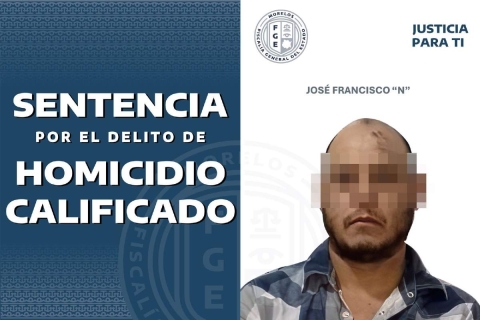Sentencian a m&aacute;s de 16 a&ntilde;os de prisi&oacute;n a homicida