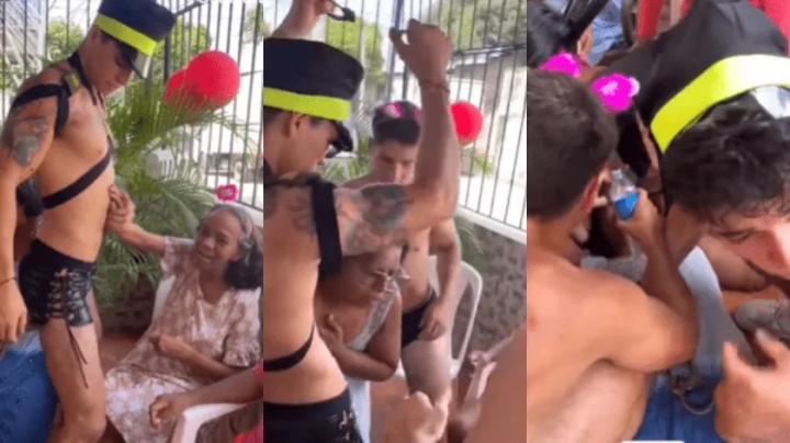 ¡De la emoción! Abuelita sufre infarto durante baile de stripers