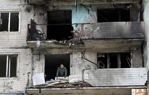 Rusia lanza masivo ataque con misiles y drones contra Kiev; hay 15 heridos