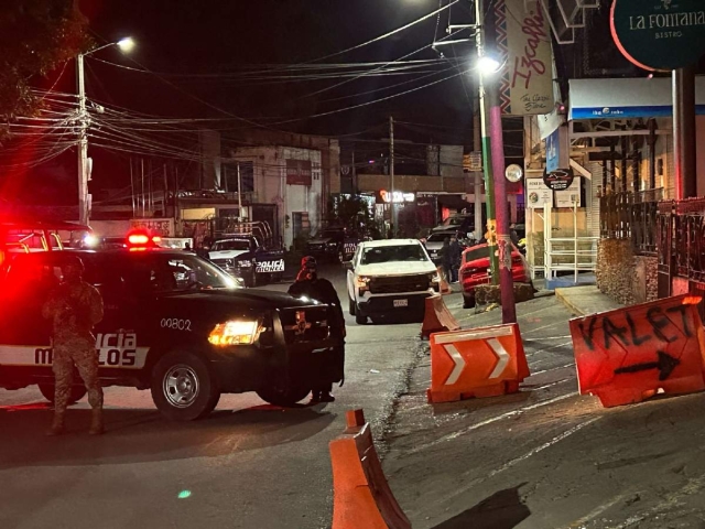   Cuerpos de seguridad federales y estatales resguardaron la zona mientras se realizaba el cateo.