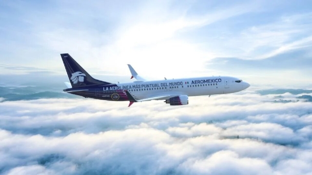 Aeroméxico es reconocida como la aerolínea más puntual del mundo