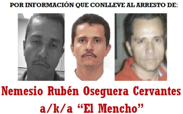 Estados Unidos aumenta recompensa a 15 millones de dólares por ‘El Mencho’