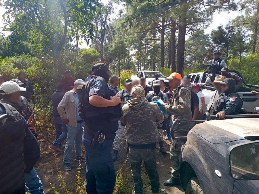 Cinco detenidos en operativo conjunto contra cacería ilegal en parque nacional 'El Tepozteco', dentro del Bosque de Agua
