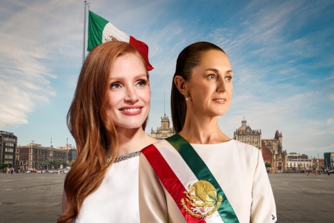 Jessica Chastain elogia a Claudia Sheinbaum y la presidenta responde con agradecimiento