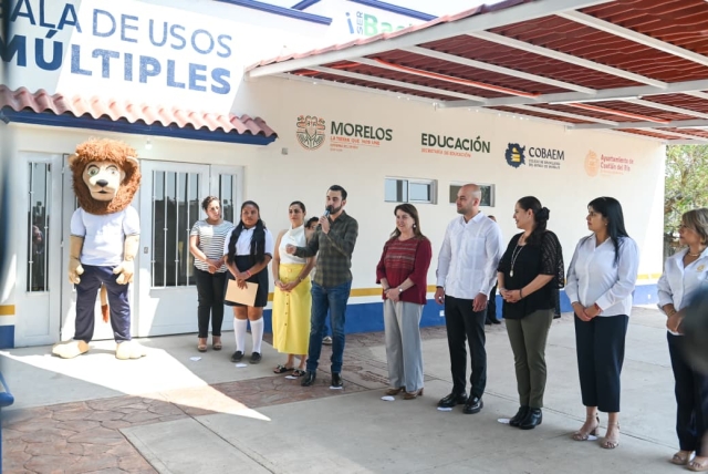 Anuncia Margarita Gonz&aacute;lez Saravia rehabilitaci&oacute;n de unidad deportiva en beneficio del EMSAD 09 de Coatl&aacute;n del R&iacute;o