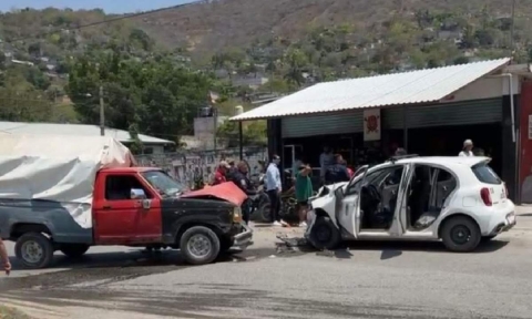 Cinco heridos, saldo de choque en Jojutla