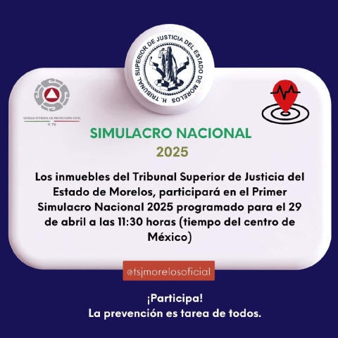 Habrá simulacro en TSJ; se retomarán audiencias después