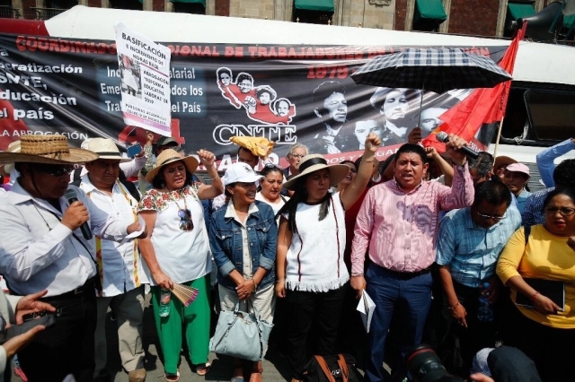 La CNTE anuncia paro indefinido el 15 de mayo