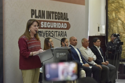 Presenta gobernadora Margarita Gonz&aacute;lez Saravia 'Plan Integral de Seguridad Universitaria'