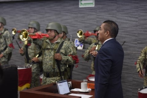 Instalación de arcos de seguridad, estrategia coordinada para fortalecer vigilancia: Sotelo Martínez