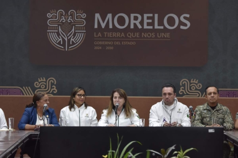  La gobernadora Margarita Gonz&aacute;lez Saravia reconoci&oacute; y agradeci&oacute; las contribuciones de la comunidad migrante de Morelos.