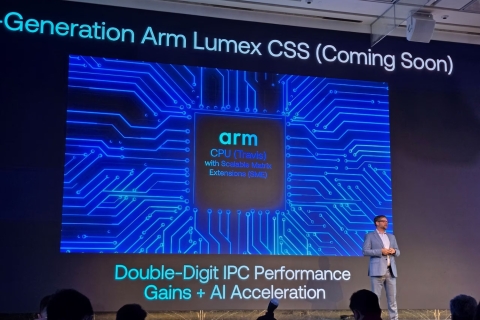 Arm presenta Lumex, su plataforma para potenciar la IA en móviles y PC de próxima generación