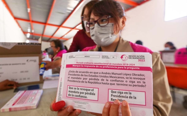 Más de 92 millones de personas podrán participar en la Revocación de Mandato