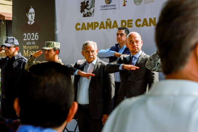 Uri&oacute;stegui Salgado encabez&oacute; el arranque del programa acompa&ntilde;ado por &Eacute;dgar Maldonado, secretario de Gobierno del Ejecutivo estatal. 