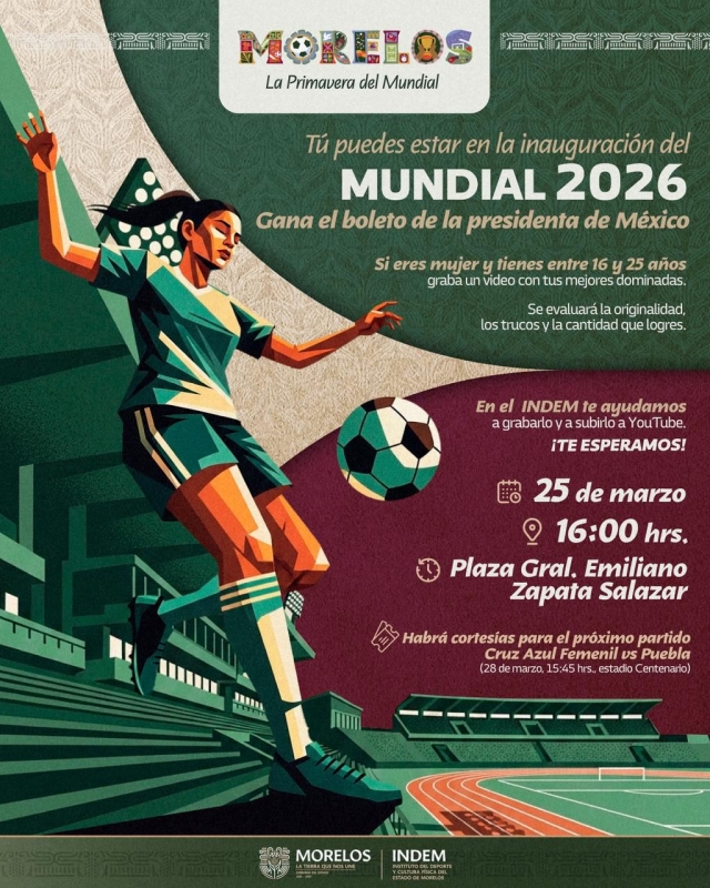 Reto de dominadas para mujeres rumbo al Mundial 2026