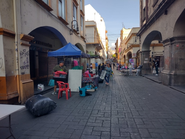 Instalaci&oacute;n controlada de comerciantes en primer cuadro de Cuernavaca
