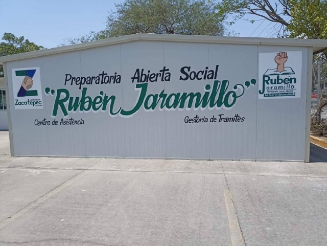 La población de la región sur podrá estudiar en la modalidad abierta, nuevamente en la Preparatoria “Rubén Jarmillo”, que ahora se instalará en Galeana.