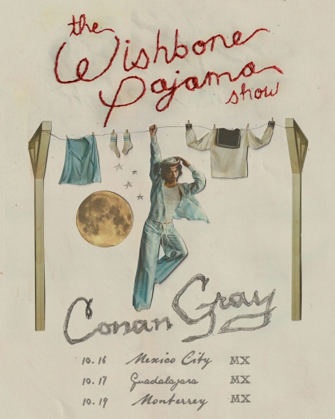 Conan Gray anuncia tres conciertos en México como parte de su gira &#039;The Wishbone Pajama Show&#039;