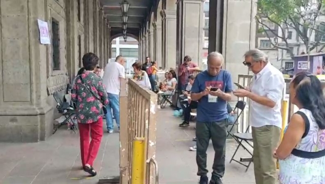 Votaciones en la casilla ubicada en plaza de armas en Cuernavaca se realizan con normalidad