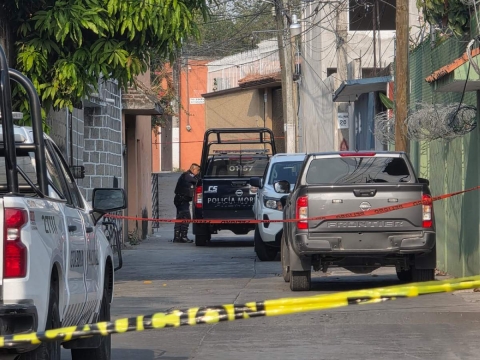 Policías llegaron al sitio, pero el o los homicidas ya habían huido.