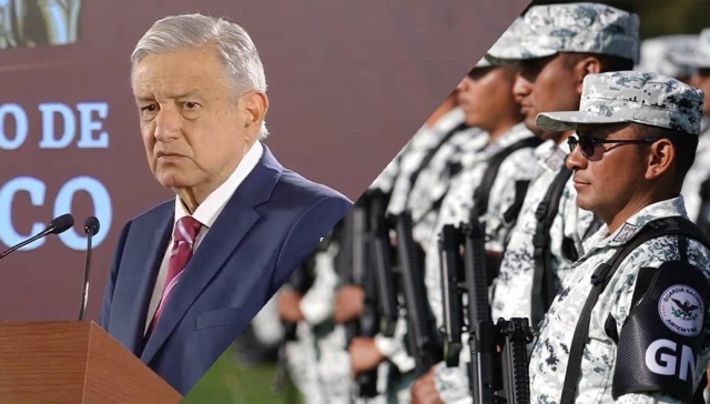 AMLO celebra el segundo aniversario de la Guardia Nacional.