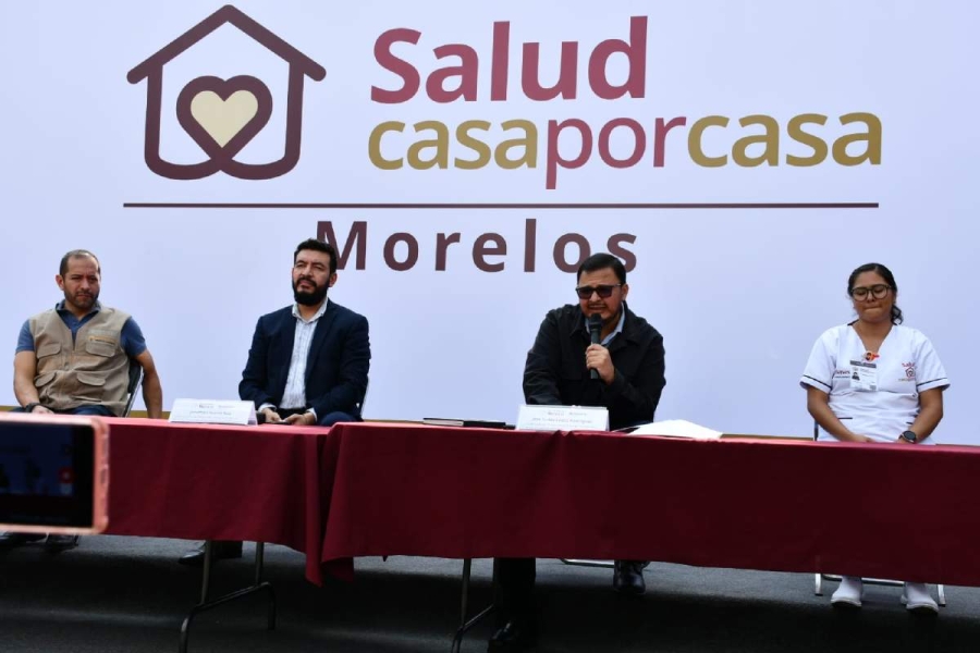 Autoridades de la delegación Morelos de la Secretaría de Bienestar dieron pormenores sobre el censo y la aplicación del programa en la entidad. 
