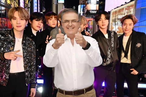 Marcelo Ebrard celebra los conciertos de BTS en M&eacute;xico y destaca su impacto cultural y econ&oacute;mico